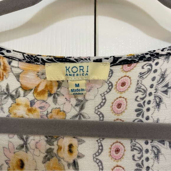 Kori America boho tunic dress SIZE M - Picture 3 of 6